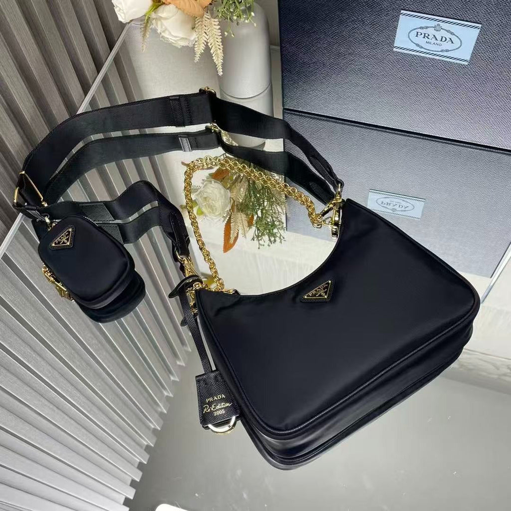 Prada Re-Edition 2005 Re-Nylon Black Bag