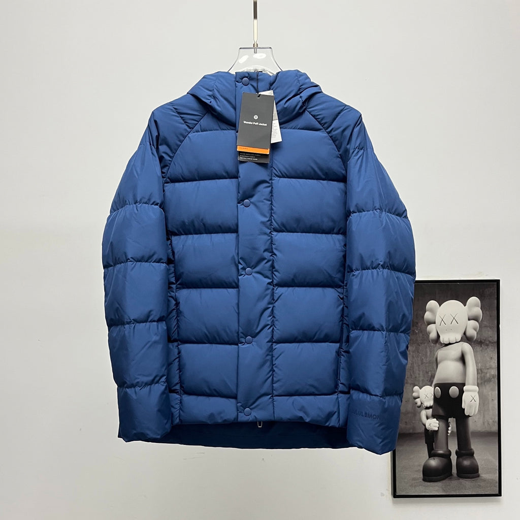 lululemon Men's Wunder Puff Water-Repellent Down Puffer Jacket in Psychic