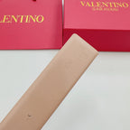 Garavani Reversible VLogo Signature Belt 40mm Beige Leather 200691