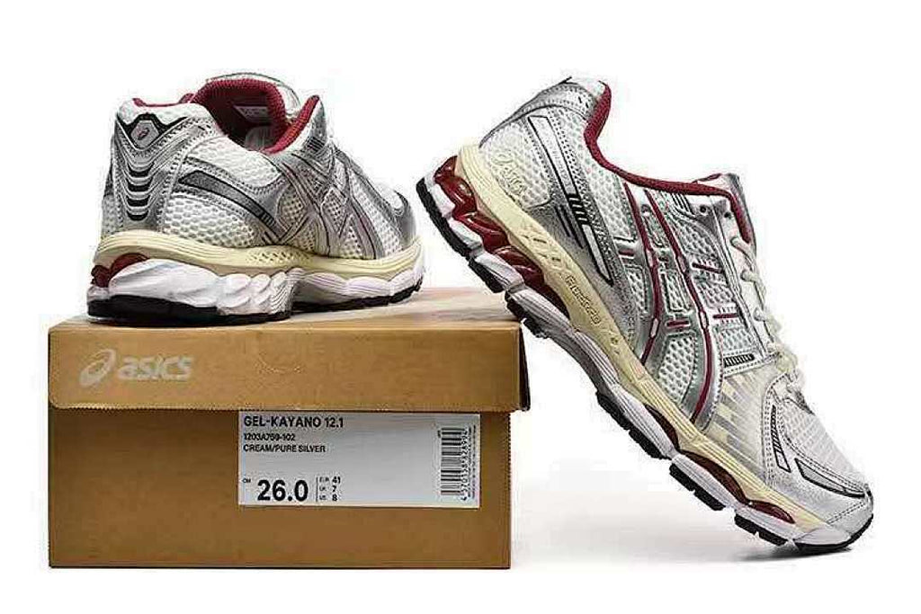 ASICS Gel-Kayano 12.1 Silver Burgundy