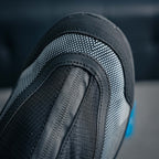 HOKA "Triple Black" Zip-Up Trail Sneakers