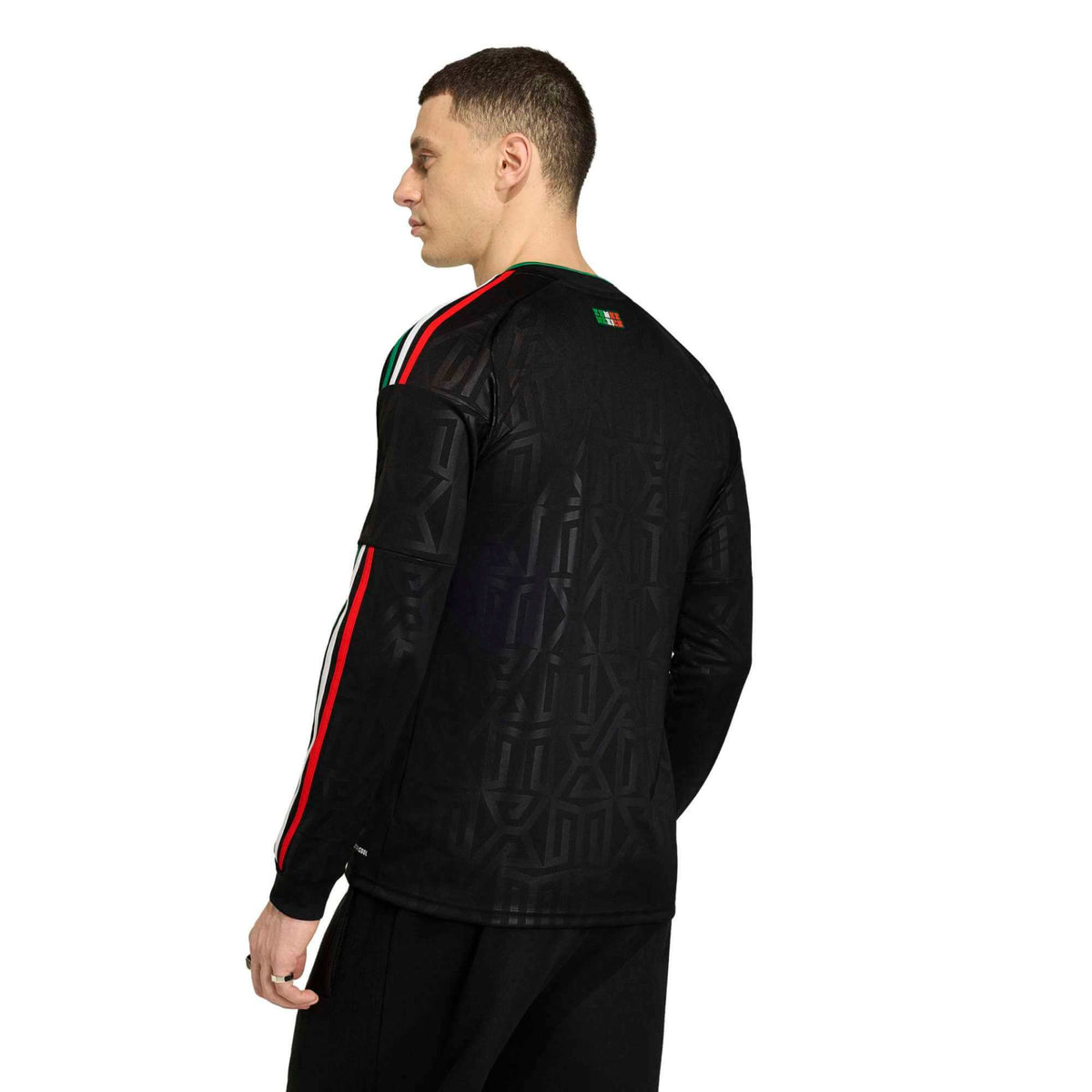 adidas 2026 Mexico Men's Stadium Third Long-Sleeve Soccer Jersey (Custom)
