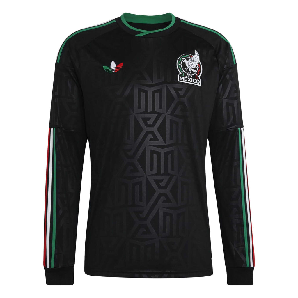 adidas 2026 Mexico Men's Stadium Third Long-Sleeve Soccer Jersey (Custom)