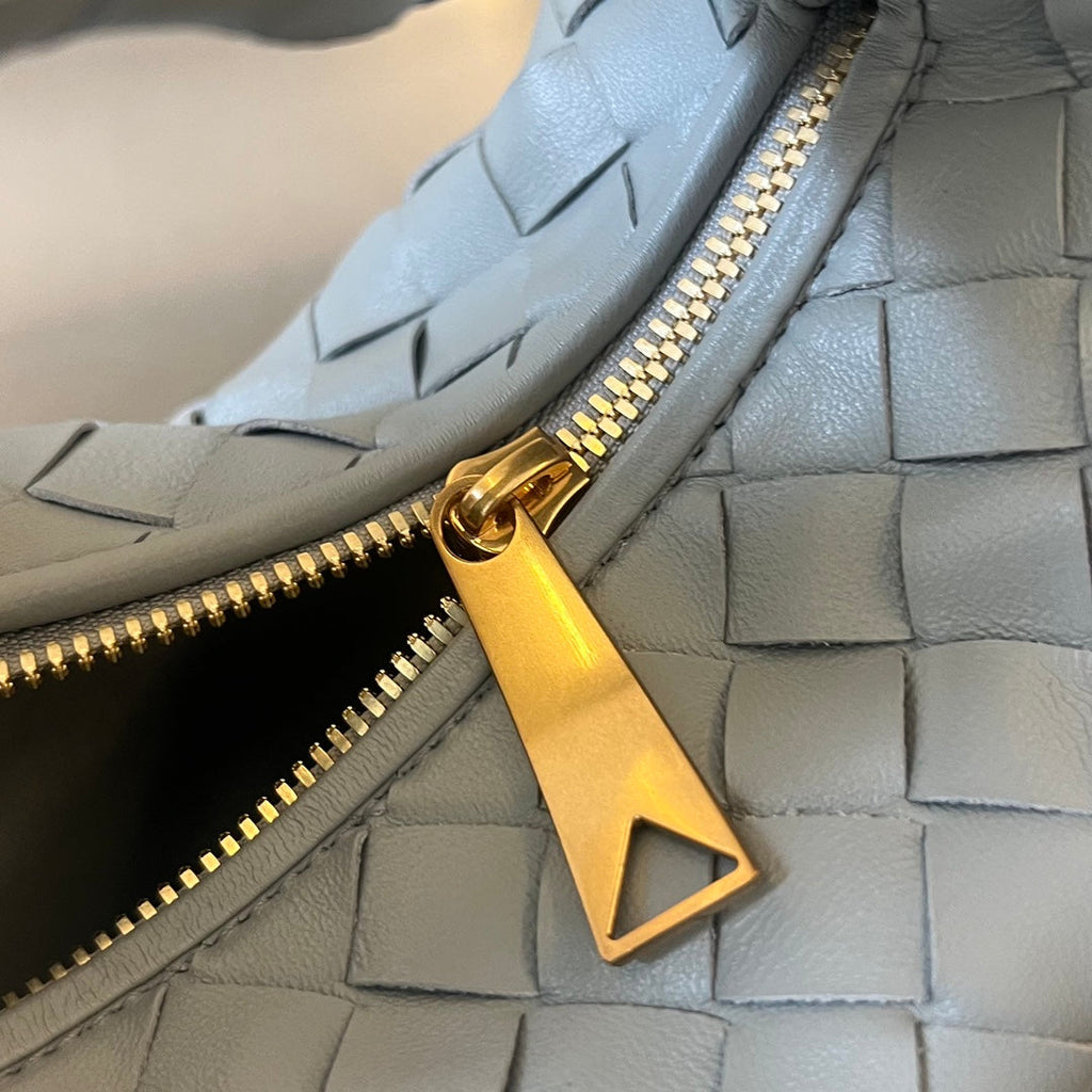 mini jodie 28 grey lambskin