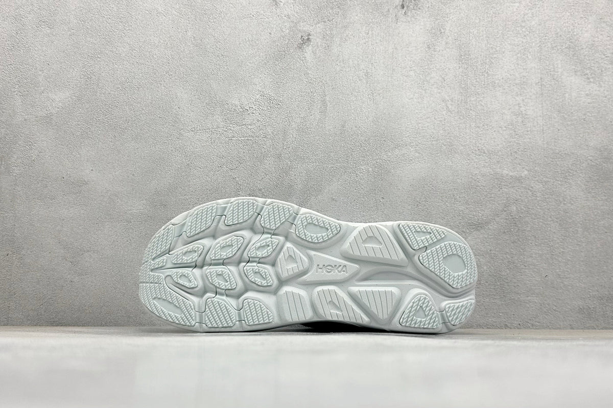 HOKA Clifton 10 Light Sage White Cushioned Road Running Sneakers
