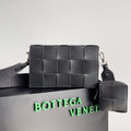 BV Two-In-One Cassette Black 26cm Grey Leather