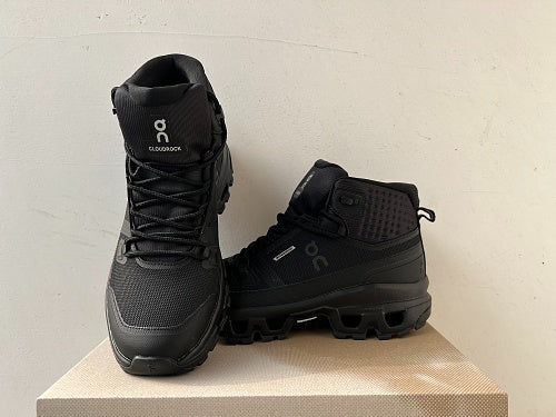 On Cloudrock Mid Waterproof All Black
