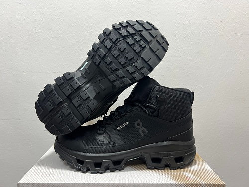 On Cloudrock Mid Waterproof All Black