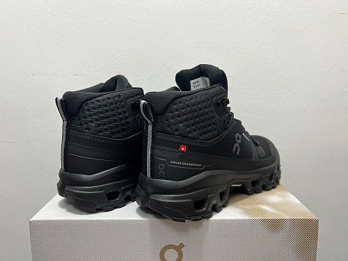 On Cloudrock Mid Waterproof All Black