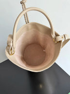 BV 25S Medium Liberta 30cm Beige Calfskin GHW