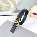 The Bold Edition Belt 34mm Black Calfskin Gold Buckle