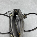 Prada 2026 Bonnie Bag 24cm Gray Leather