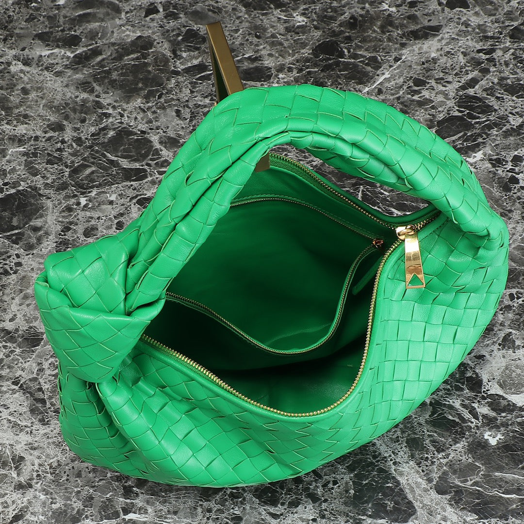 small jodie 48 green lambskin
