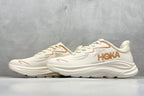 HOKA Clifton 10 Cream Peach Cushioned Road Running Sneakers