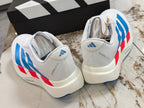 Adidas Adizero Evo SL Running Shoes (White/Blue/Red)