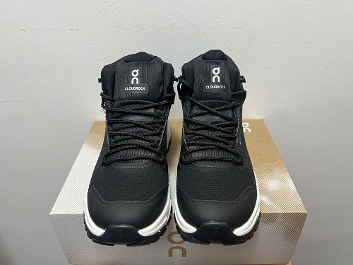 On Cloudrock Mid Waterproof Black/White