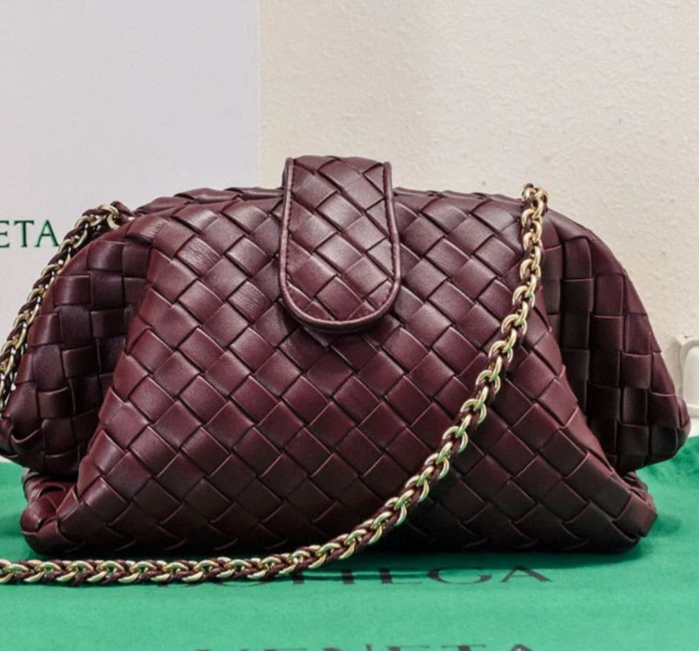 BV Lauren 1980 31.5cm Burgundy Lambskin