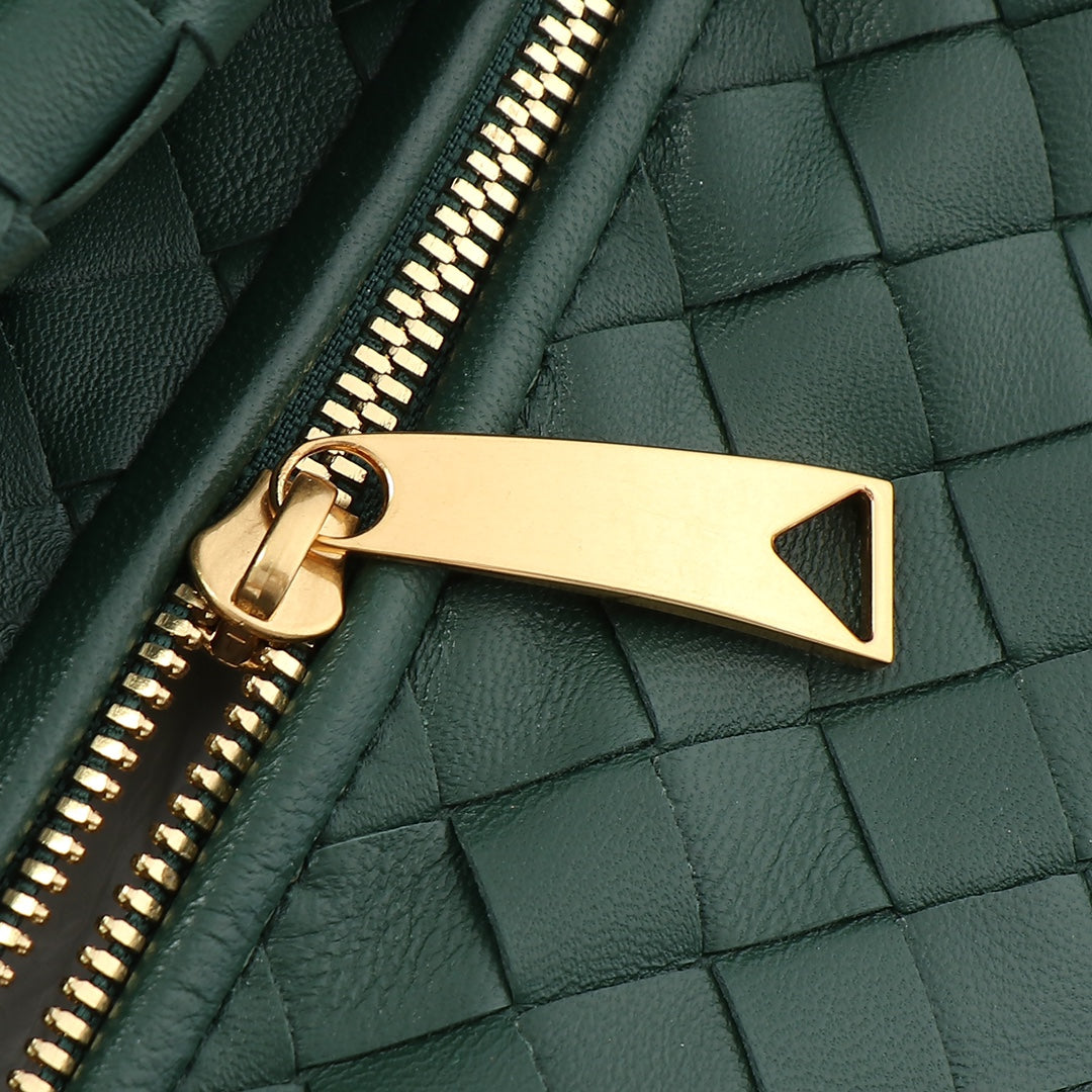 small jodie 48 dark green lambskin