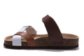 Birkenstock Mayari Sandal Brown & White Two-Tone