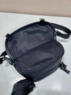 Prada Mini Messenger Bag 20cm Black Re-Nylon Leather