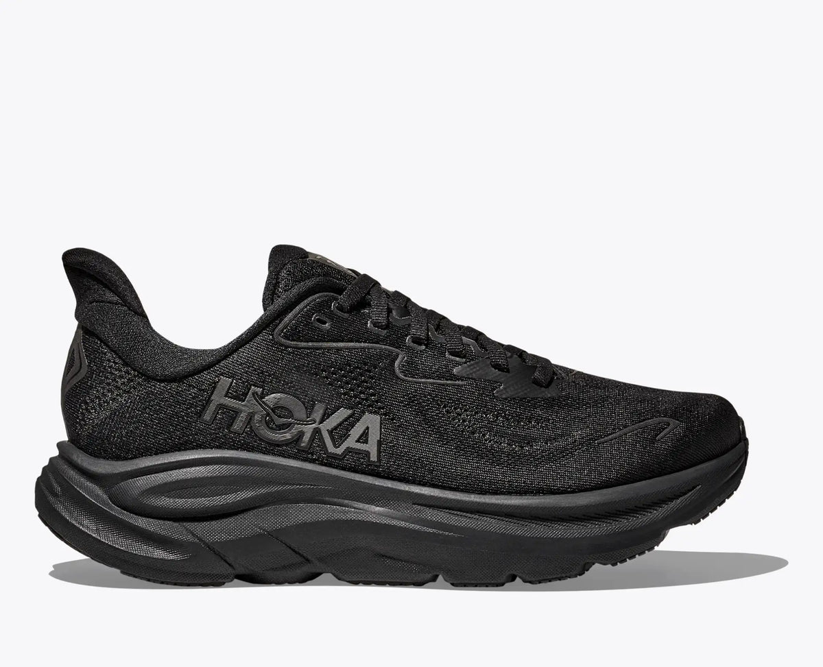 HOKA Clifton 10 Black / Black