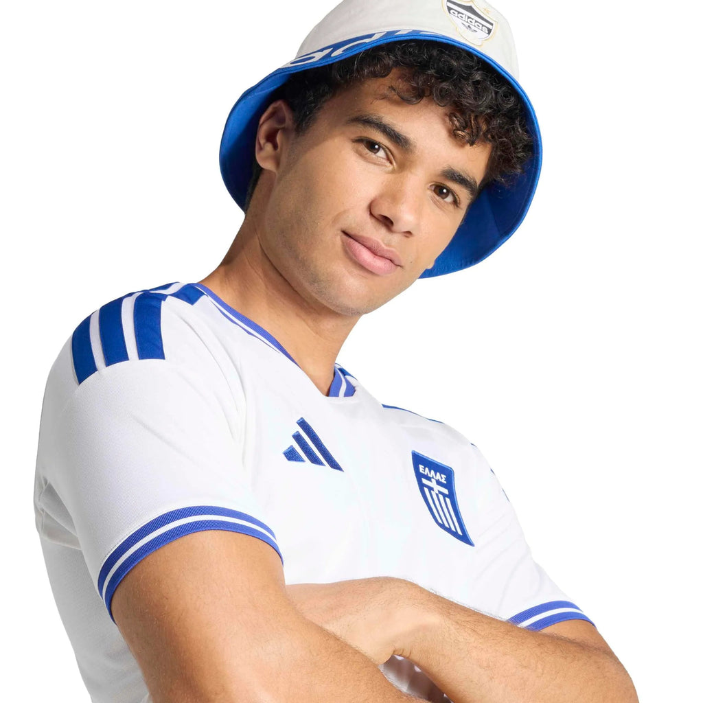 adidas 2026 Greece Men's Stadium Home Soccer Jersey (Custom)