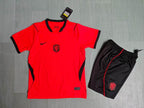 KIDS Netherlands  World Cup Home Kit – Red/Black
