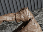 bv teen jodie 36cm chocolate lambskin
