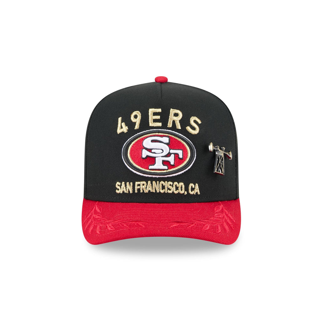 San Francisco 49ers 2025 Draft Black 59FIFTY A-Frame Fitted Hat