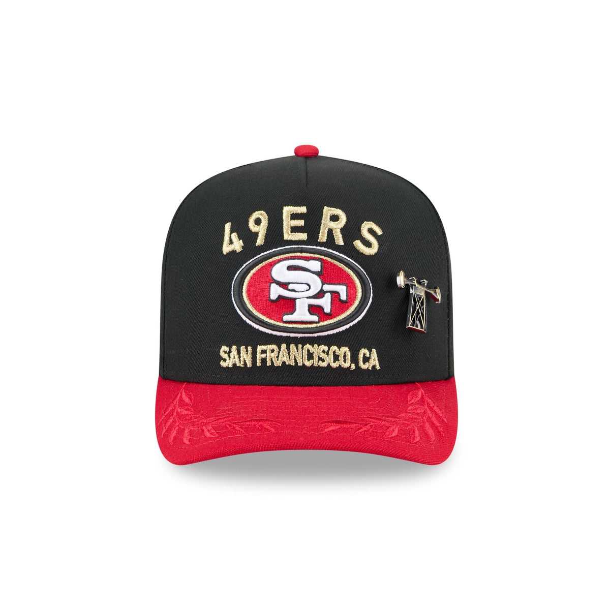 San Francisco 49ers 2025 Draft Black 59FIFTY A-Frame Fitted Hat