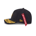 Alpha Industries x San Francisco 49ers Black 9FORTY M-Crown A-Frame Snapback Hat