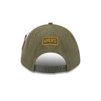 Alpha Industries x San Francisco 49ers Olive Green 9FORTY M-Crown A-Frame Snapback Hat