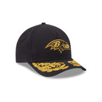 Alpha Industries x Baltimore Ravens Black 9FORTY M-Crown A-Frame Snapback Hat