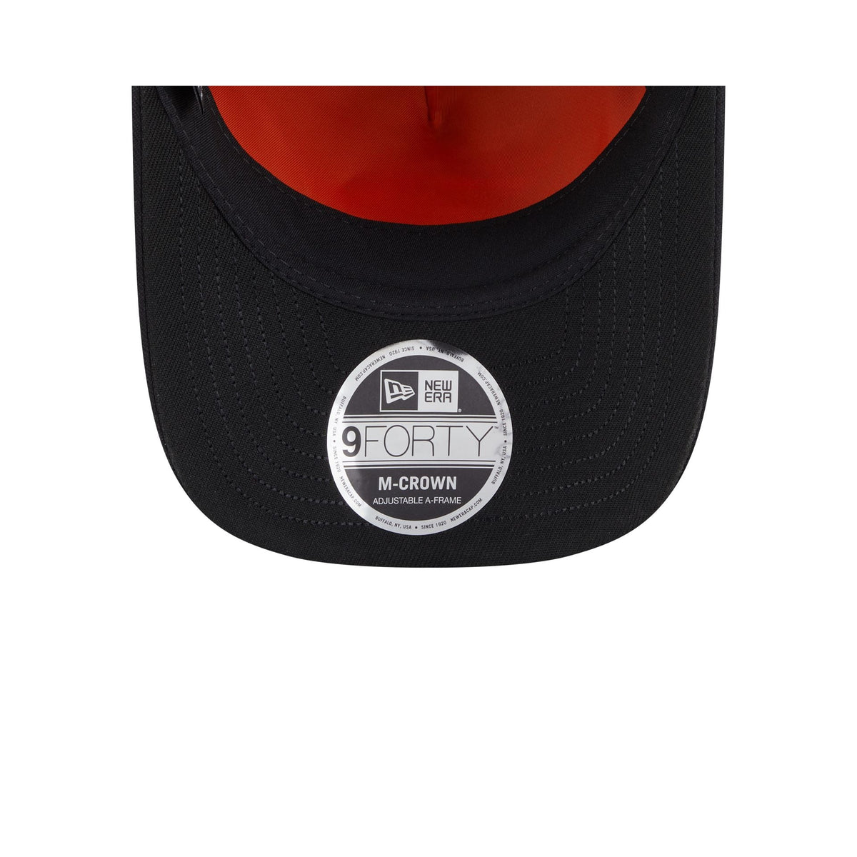 Alpha Industries x Denver Broncos Black 9FORTY M-Crown A-Frame Snapback Hat