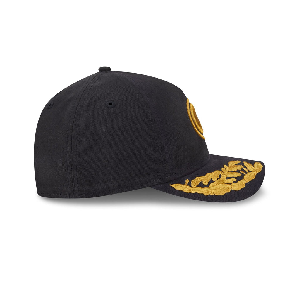 Alpha Industries x Green Bay Packers Black 9FORTY M-Crown A-Frame Snapback Hat