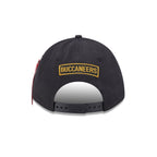 Alpha Industries x Tampa Bay Buccaneers Black 9FORTY M-Crown A-Frame Snapback Hat