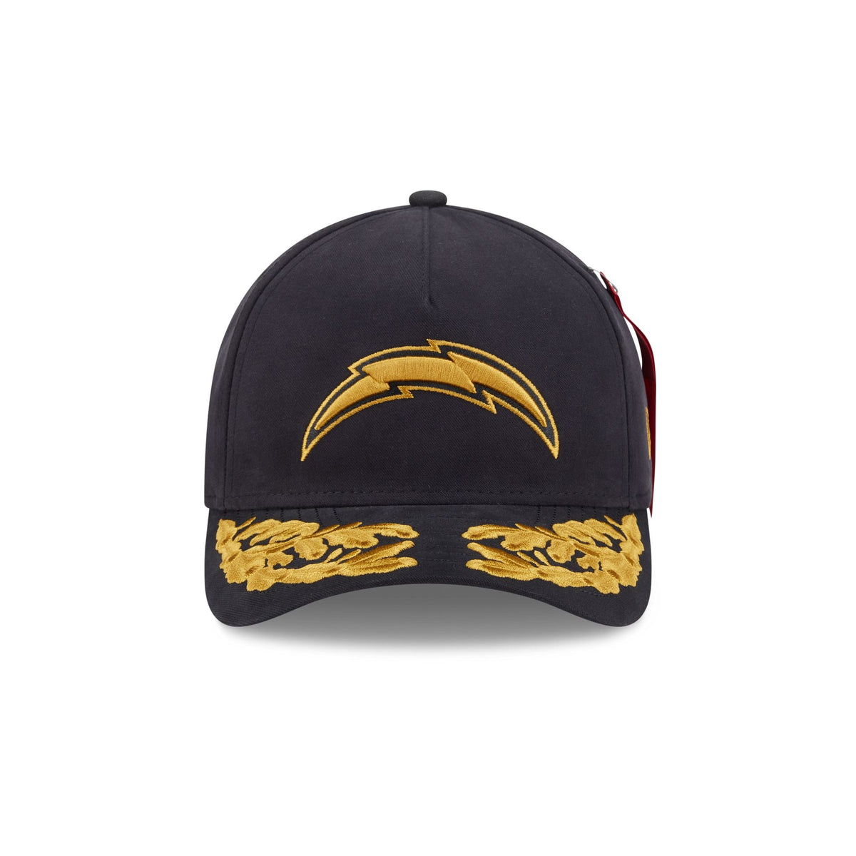 Alpha Industries x Los Angeles Chargers Black 9FORTY M-Crown A-Frame Snapback Hat