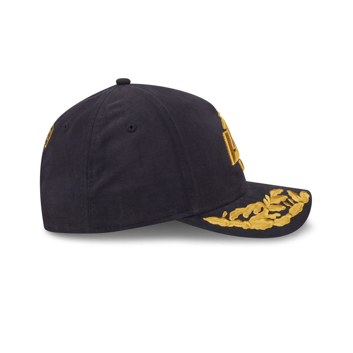 Alpha Industries x Los Angeles Rams Black 9FORTY M-Crown A-Frame Snapback Hat