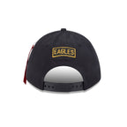 Alpha Industries x Philadelphia Eagles Black 9FORTY M-Crown A-Frame Snapback Hat