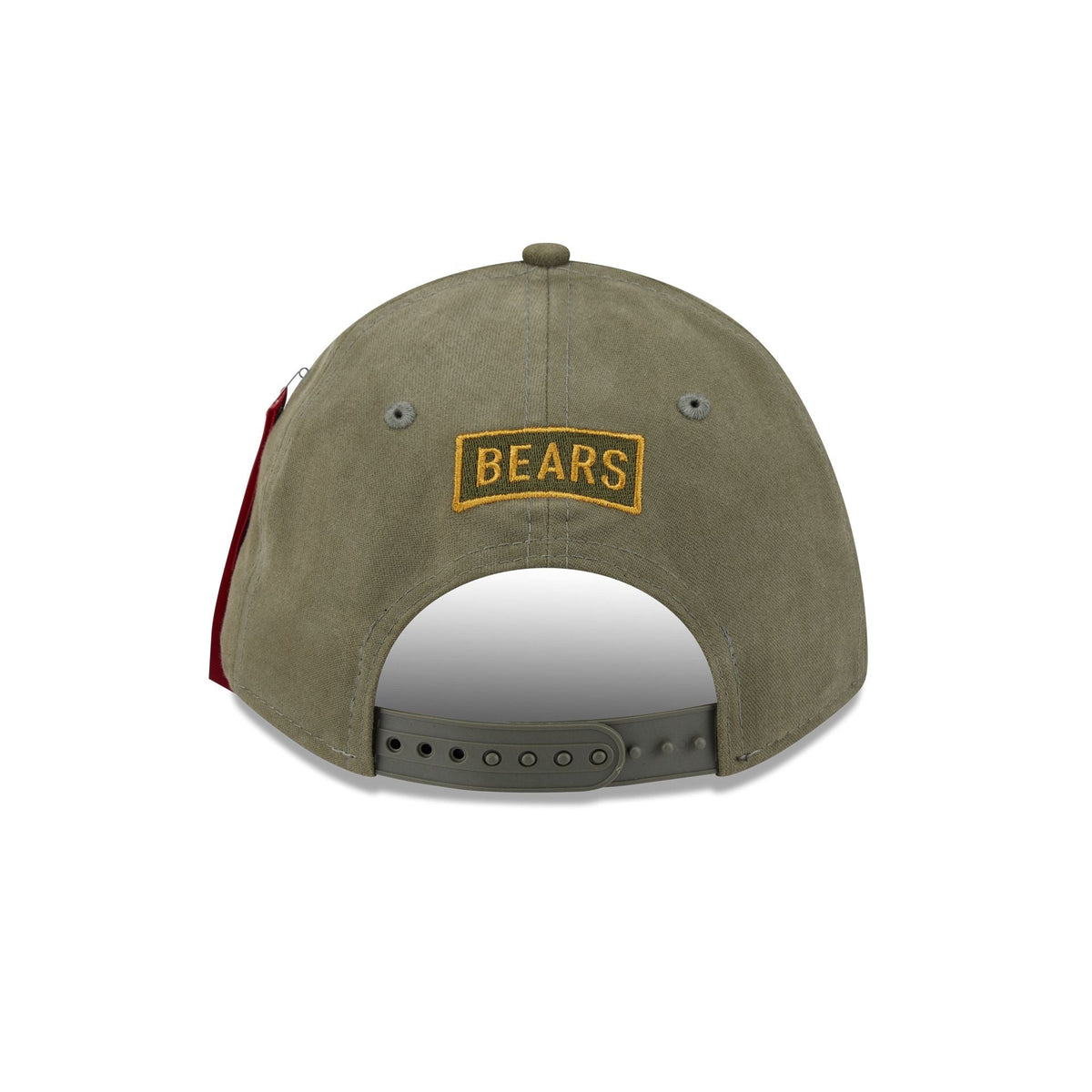 Alpha Industries x Chicago Bears Olive Green 9FORTY M-Crown A-Frame Snapback Hat
