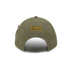 Alpha Industries x Detroit Lions Olive Green 9FORTY M-Crown A-Frame Snapback Hat