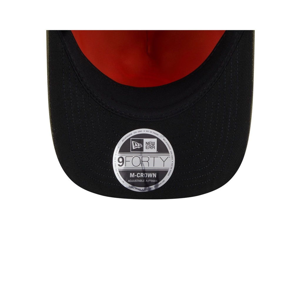 Alpha Industries x Detroit Lions Olive Green 9FORTY M-Crown A-Frame Snapback Hat