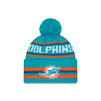 Miami Dolphins Classic Pom Knit Hat