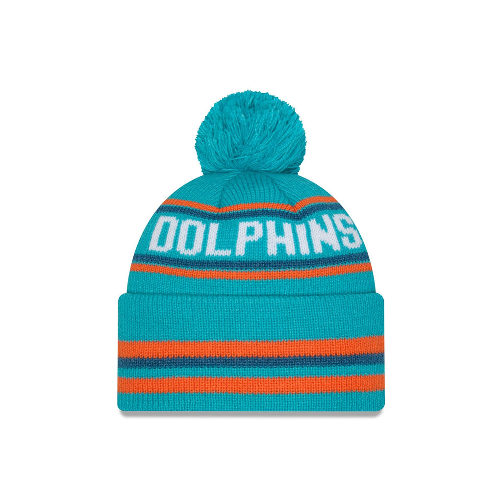Miami Dolphins Classic Pom Knit Hat
