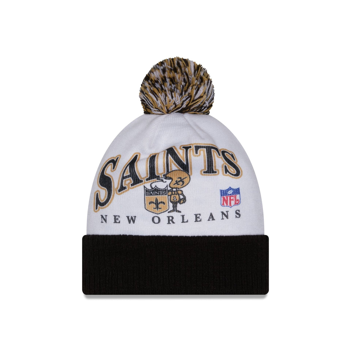 New Orleans Saints Spirit Pom Knit Hat