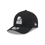 Cleveland Browns Black & White 9FORTY M-Crown A-Frame Snapback Hat
