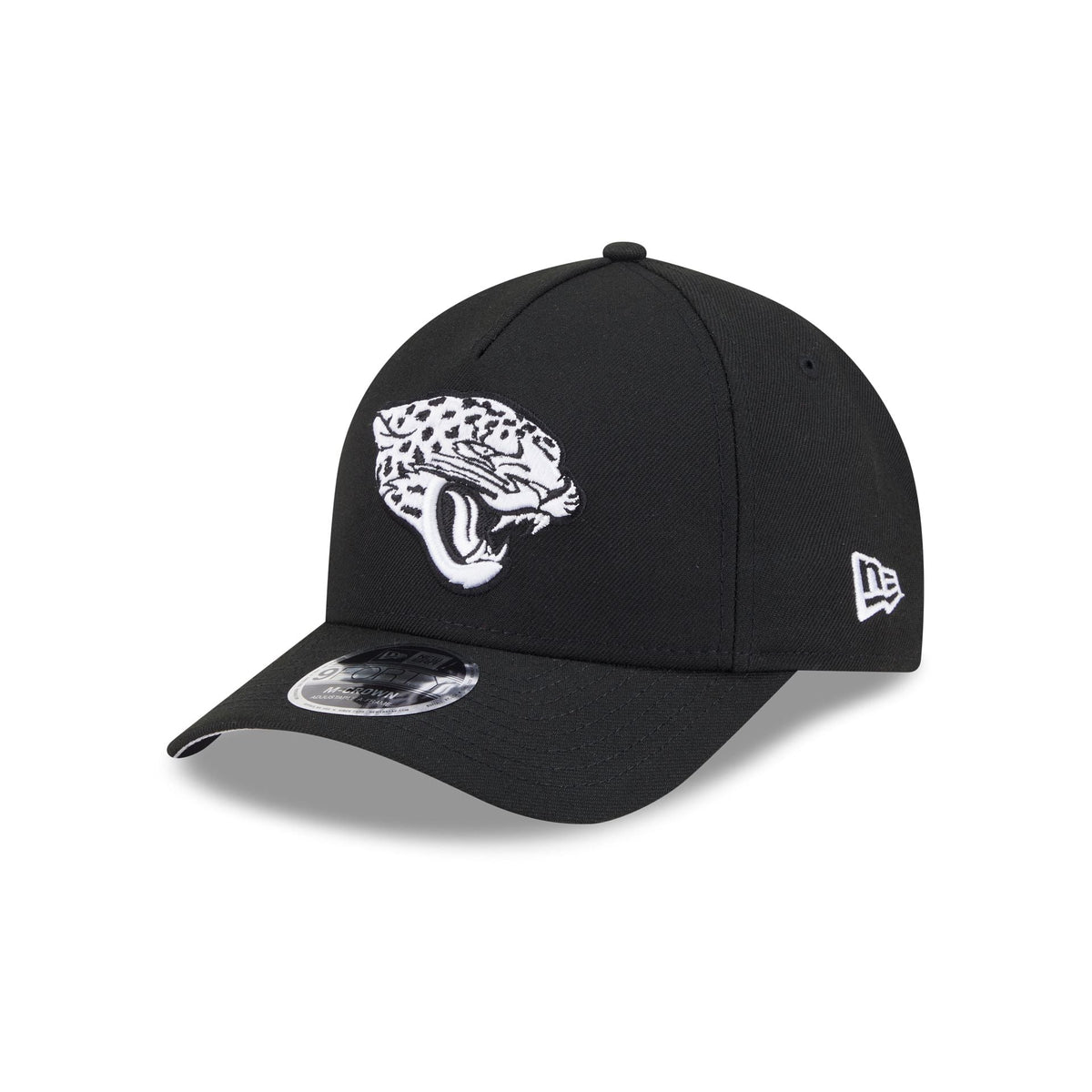 Jacksonville Jaguars Black & White 9FORTY M-Crown A-Frame Snapback Hat