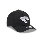 Jacksonville Jaguars Black & White 9FORTY M-Crown A-Frame Snapback Hat