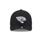 Jacksonville Jaguars Black & White 9FORTY M-Crown A-Frame Snapback Hat