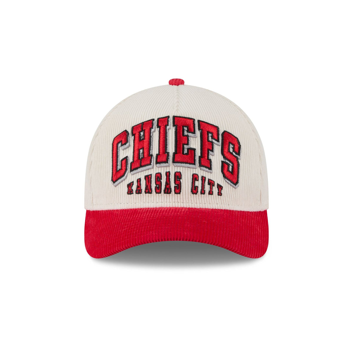 Kansas City Chiefs Stacked Corduroy 9FORTY M-Crown A-Frame Snapback Hat